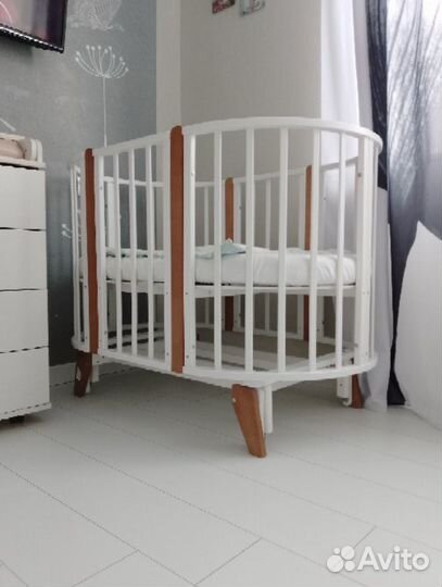 Детская кровать для новорожденных трансформер