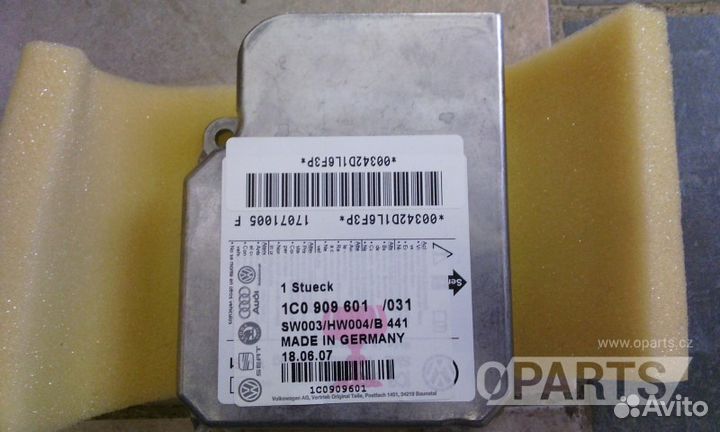 Блок управления Air Bag VAG 1C0909601031
