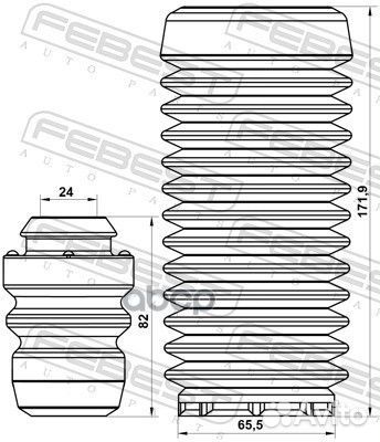 Комплект пылезащитный передний ford fiesta V, F