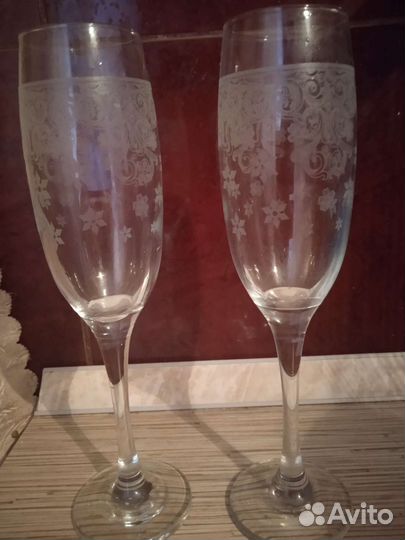 Новогодние бокалы для шампанского
