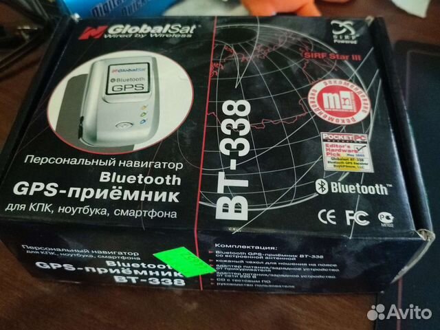 Навигатор Bluetooth GPS-приемник BT-338