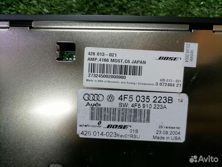 Усилитель звука 4F5035223B Audi A6 C6 4F2