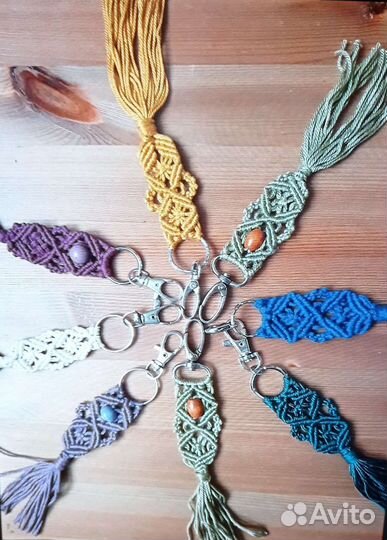 Макраме брелоки, панно