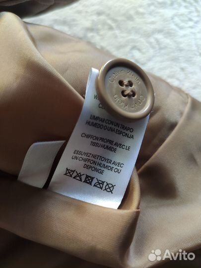 Лёгкое пальто без ворота Calvin Klein