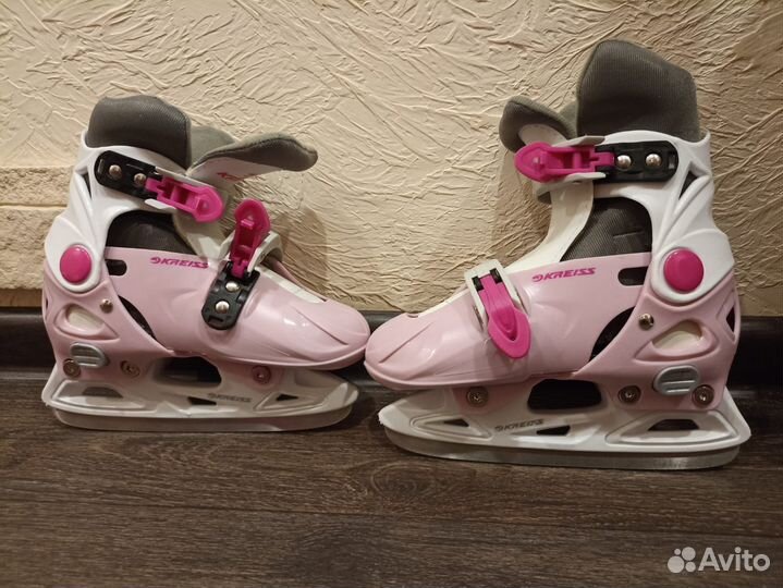 Коньки детские раздвижные размер 29-32
