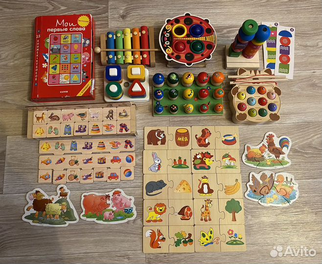 Детские развивающие игрушки от 1 года