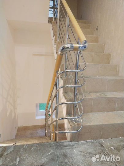 Перила для лестницы из нержавеющей стали