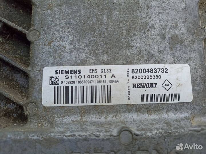 Электронный блок Renault Logan седан 1.6 2006