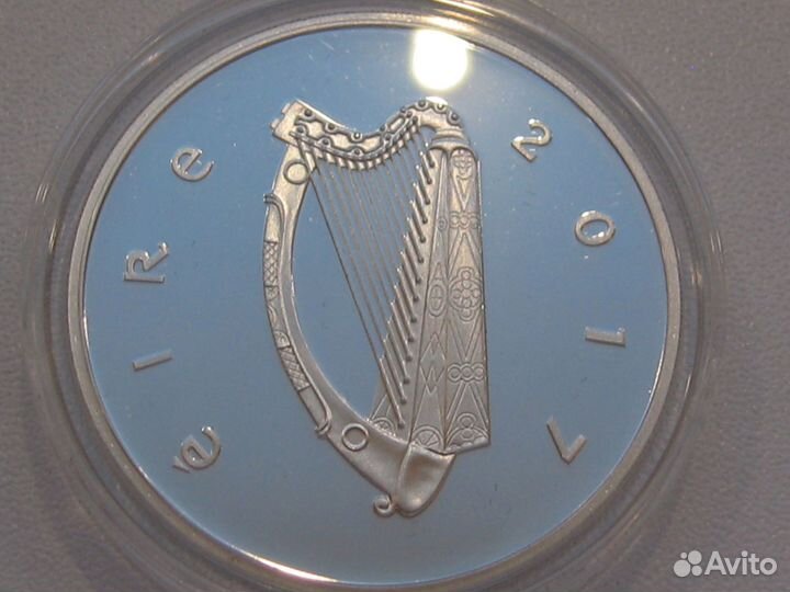 Ирландия 15 евро 2017 путешествия Гулливера серебр