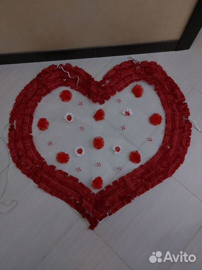 Свадебные украшения на машину бу