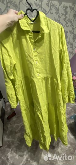 Платье 100 лен