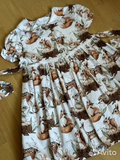 Платье хлопковое
