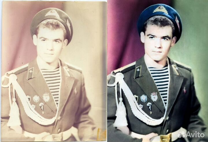 Реставрация, ретушь и восстановление старых фотогр