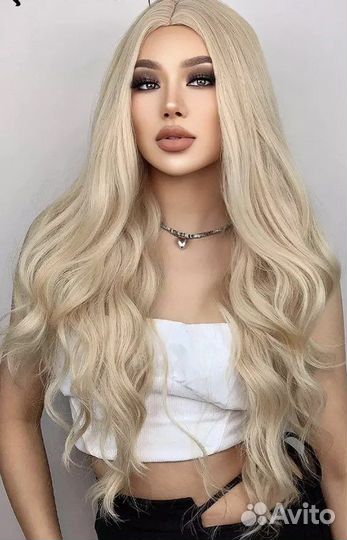 Белый и черный парик