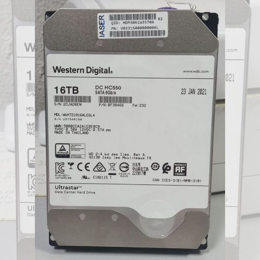 [WUH721816ALE6L4] 16тб Wd Ultrastar Wuh721816ale6l4