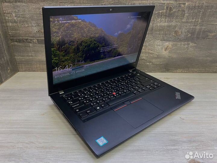 Ноутбук Lenovo T480 в коробке на гарантии