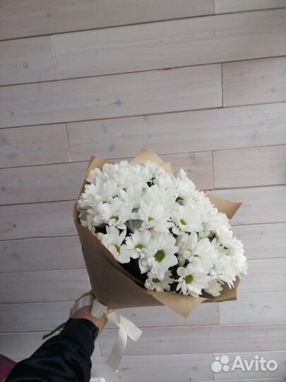 Букеты гиганты из хризантем