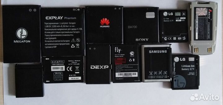 Аккумуляторы для телефонов б. /у