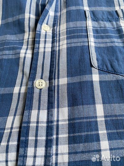 Рубашка клетчатая в клетку jack jones L