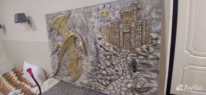 Барельефная интерьерная картина