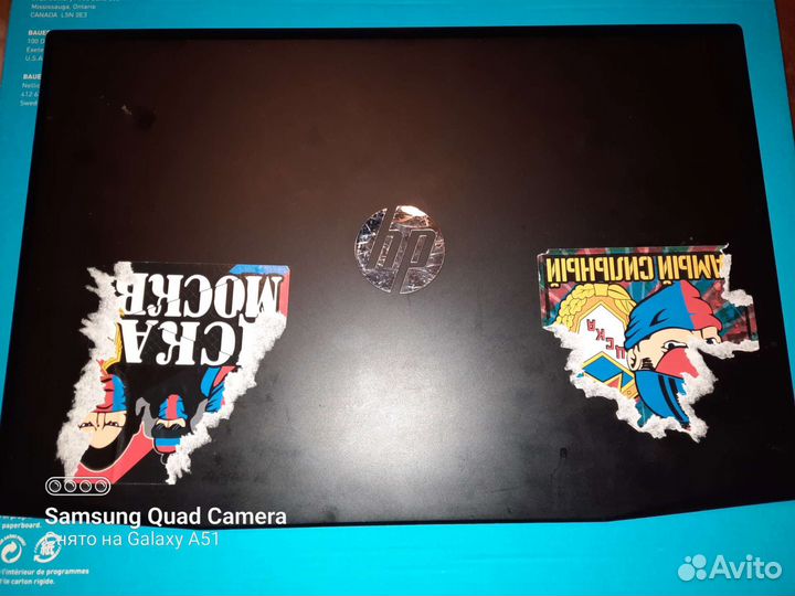 Крышка матрицы Рамка матрицы HP Pavilion Gaming