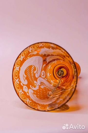 Колокольчики Богемия стекло ч-5