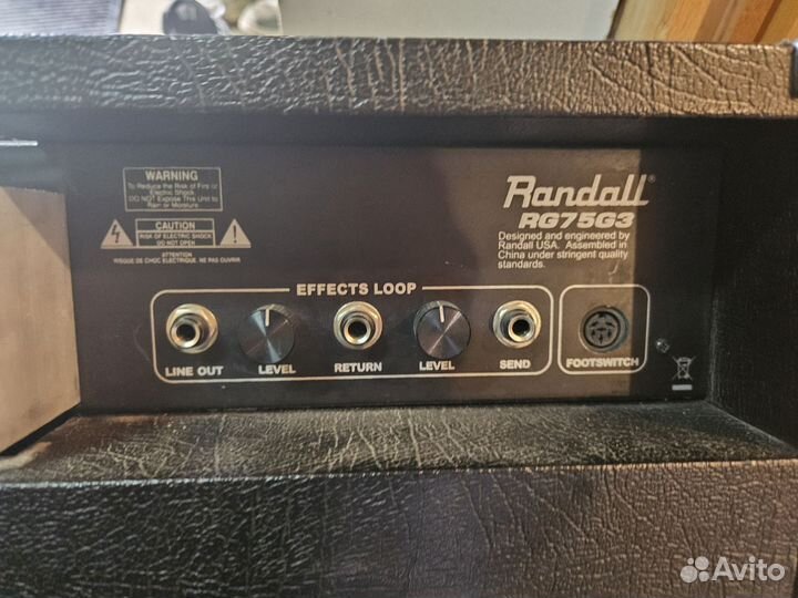 Гитарный комбоусилитель Randall rg75g3