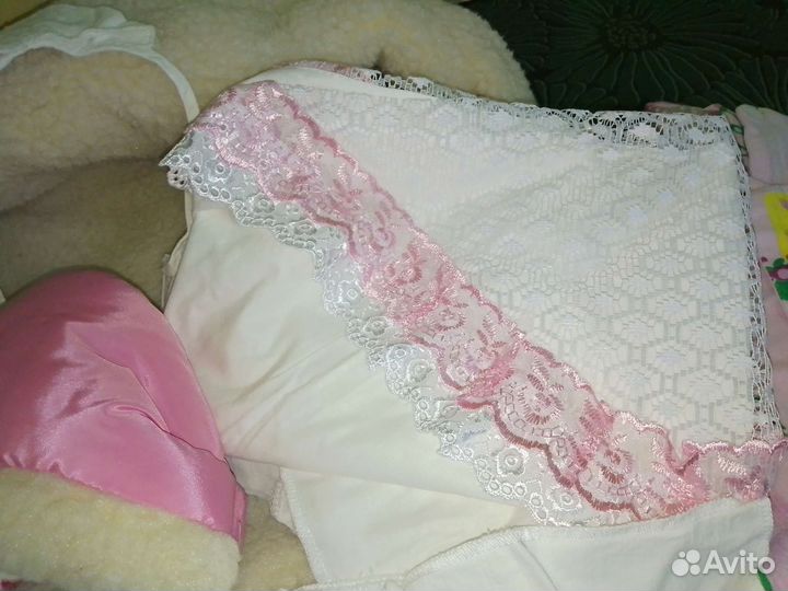 Конверт на выписку для девочки зима