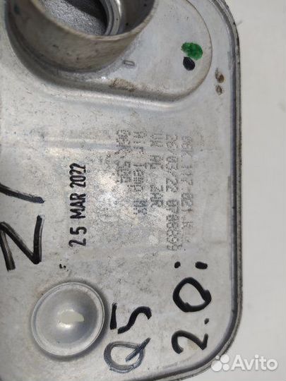 Б/У Теплообменник масляного фильтра С двигателя