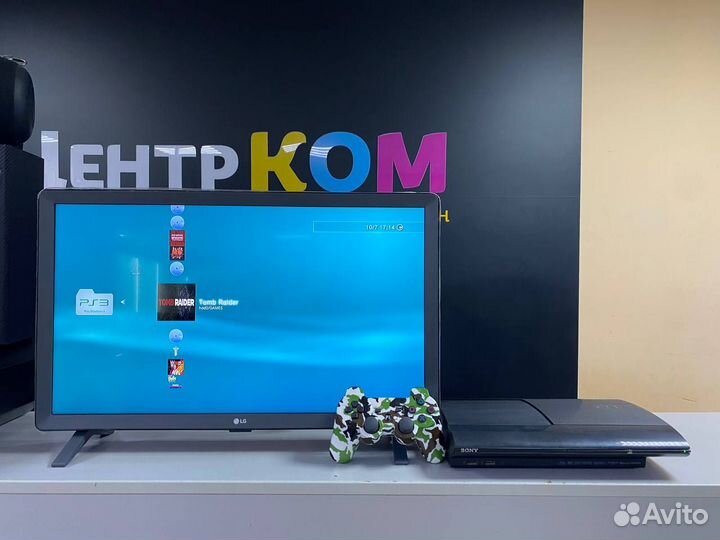 Прошитая Sony PS3 Super Slim 320Gb + 30 игр