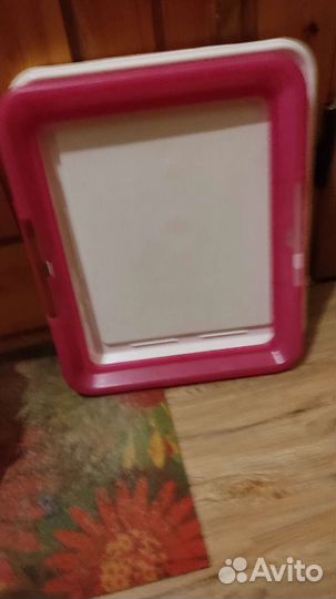 Лоток для собак под пеленку, шлейки 2 шт., носки