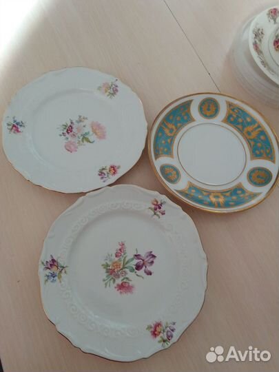 Блюдца и тарелочки Англия,Германия