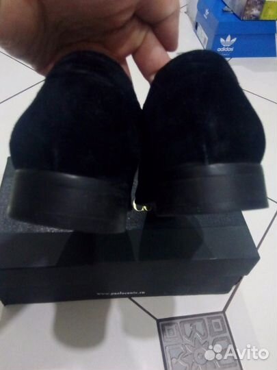 Замшевые туфли Paolo Conte