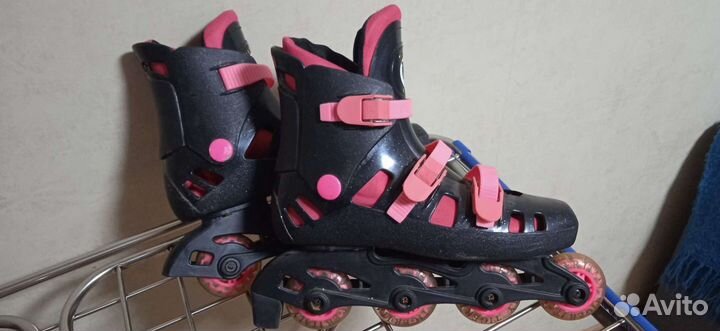 Роликовые коньки размер 39