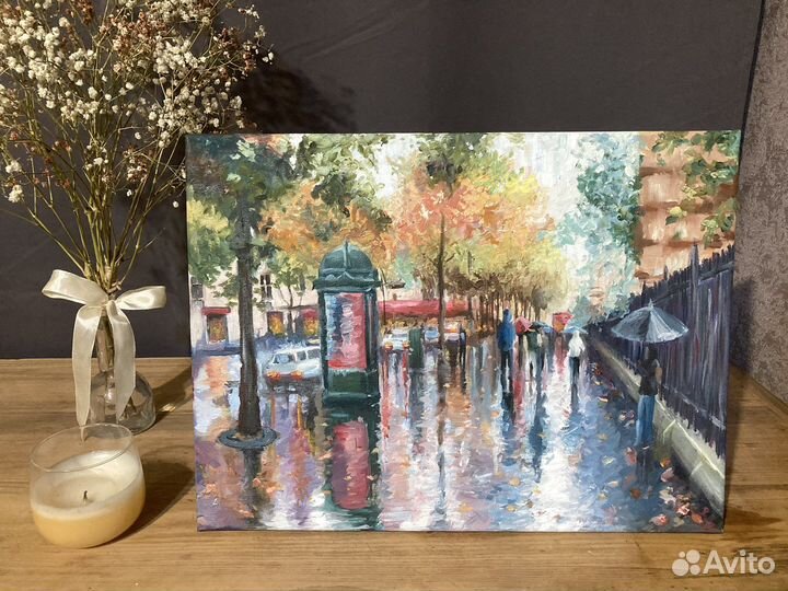 Вольная копия картины Эжена Джей Папроски. Масло