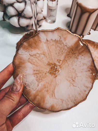 Подстаканники из эпоксидной смолы