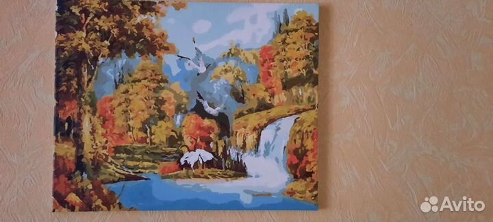 Картина акрилом на холсте