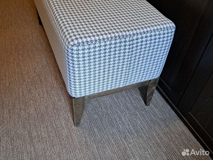 Банкетка в прихожую 100*40*45 гусиная лапка