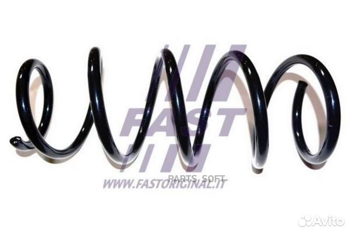 Fast FT12248 пружина подвески renault kangoo 98 пе