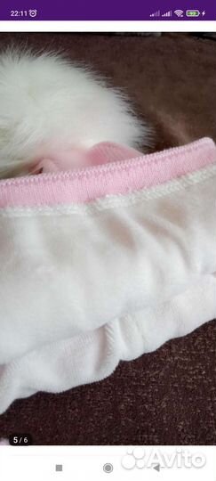 Шапка для девочки демисезонная