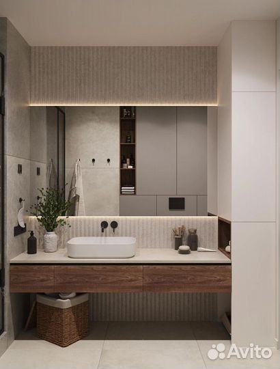 Мебель для ванной под заказ