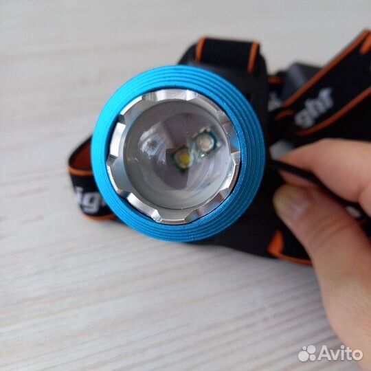 Налобный фонарь аккумуляторный 4 режима