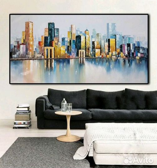 Городской пейзаж маслом. Большой выбор картин