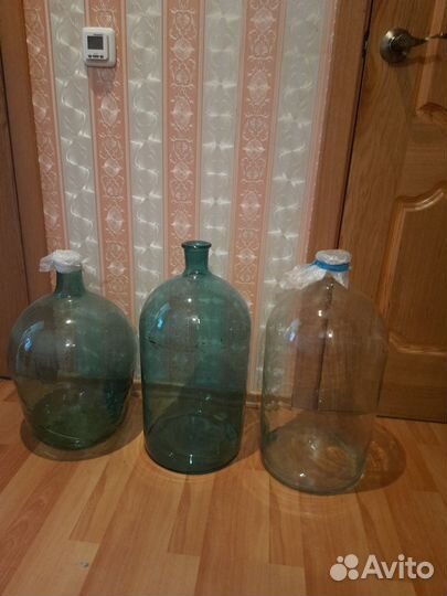 Стеклянные бутыли 20л