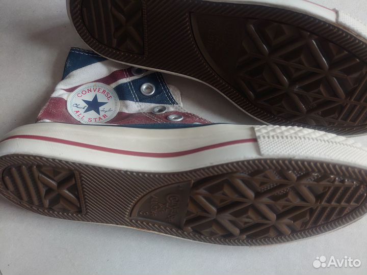 Кеды converse британский флаг 34 р-р