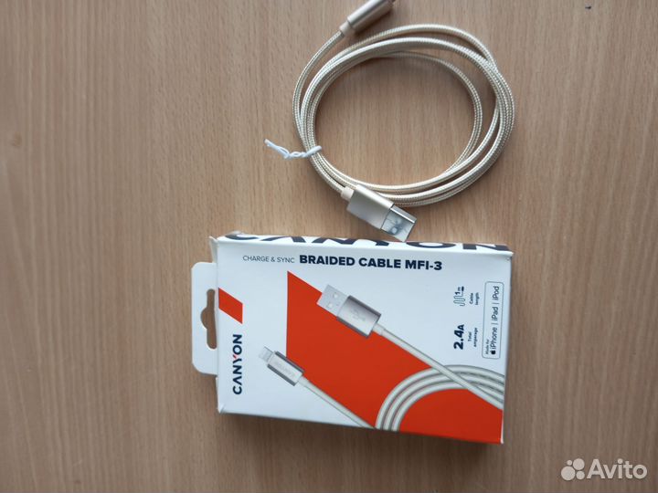 Кабель для iPhone, iPad, iPod