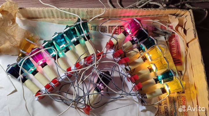 Гирлянда фонарики СССР