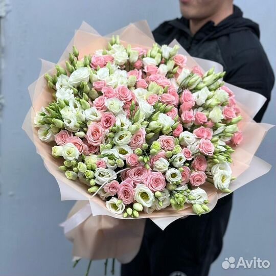 Букет белые Эустомы С доставкой