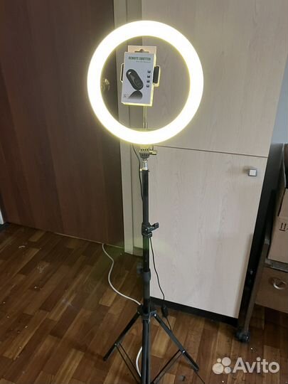 Кольцевая лед лампа с пультом ду