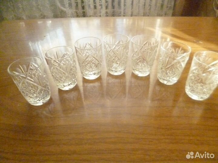 Хрустальные рюмки СССР